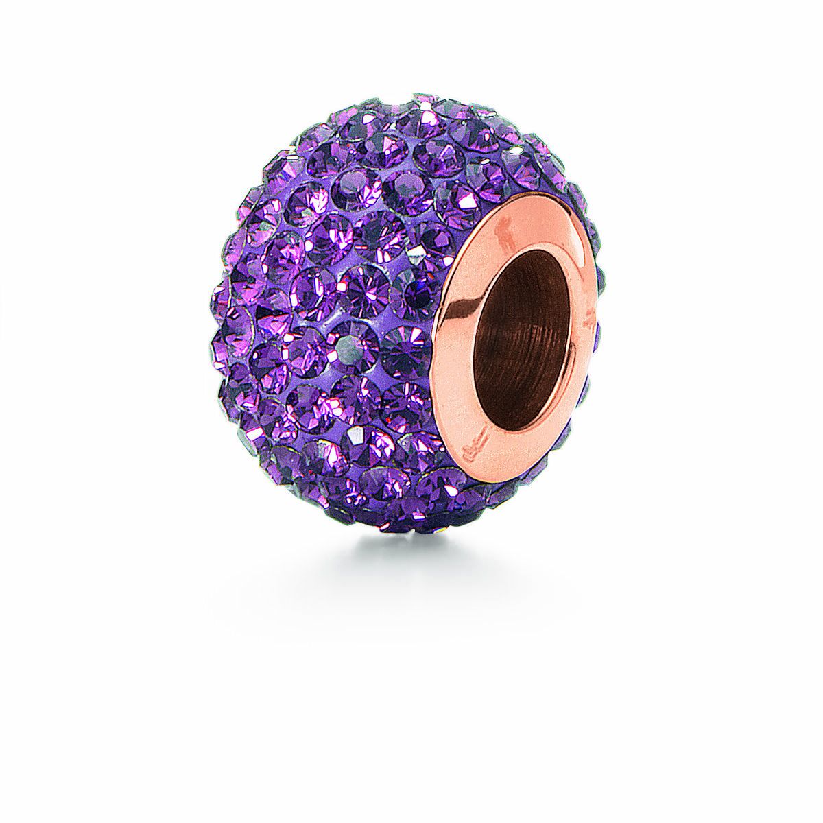 Ladies' Beads Folli Follie 3P0T023RX Purple 1 cm